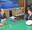 목포함 함장 박병운 해군중령 방문
