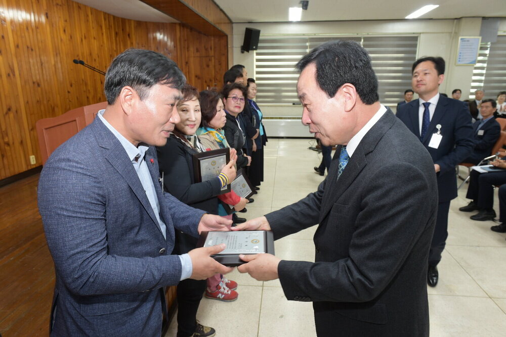 박홍률 목포시장 시상.