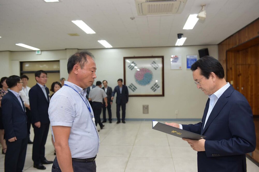 2018년08월13일 5급이하 정기인사 임용장 교부식