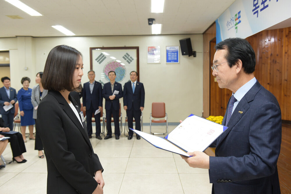 2019 신규공무원 임용장 수여식